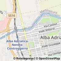 Map Alba Adriatica