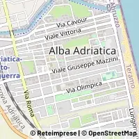 Kaart Alba Adriatica