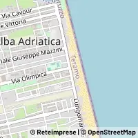 Mapa Alba Adriatica
