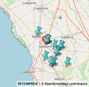 Mappa Via Don Bosco, 73044 Galatone LE, Italia (5.48867)