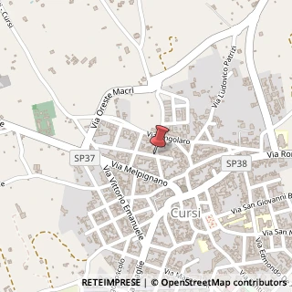 Mappa Via Giovanni XXIII,  3, 73020 Cursi, Lecce (Puglia)