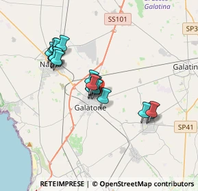 Mappa Strada Comunale Martiri Tabelle, 73044 Galatone LE, Italia (3.2185)