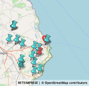 Mappa Vico Mons Raffaele Calabria, 73028 Otranto LE, Italia (9.648)