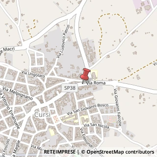 Mappa Via Roma, 78, 73020 Cursi, Lecce (Puglia)
