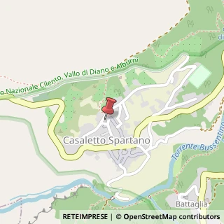 Mappa Via Nazionale, 84030 Casaletto Spartano SA, Italia, 84030 Casaletto Spartano, Salerno (Campania)