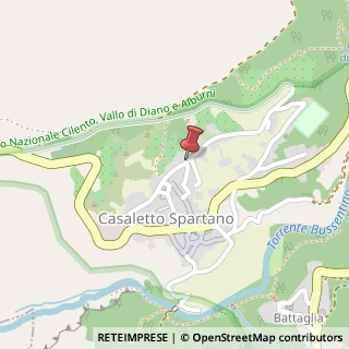 Mappa Via Nazionale, 145, 84030 Casaletto Spartano SA, Italia, 84030 Casaletto Spartano, Salerno (Campania)