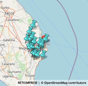 Mappa Via Rocamatura, 73028 Otranto LE, Italia (11.02)
