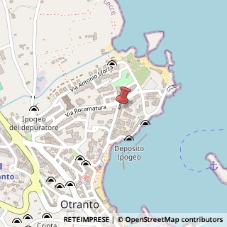 Mappa Via Porto Craulo, 38, 73028 Otranto, Lecce (Puglia)