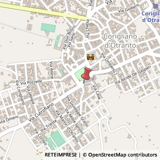 Mappa Piazza Vittoria, 72, 73022 Corigliano d'Otranto, Lecce (Puglia)
