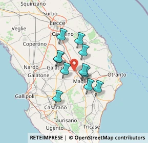 Mappa Via G. Puccini, 73022 Corigliano D'otranto LE, Italia (9.96727)