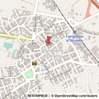 Mappa Via G. Marconi, 16, 73022 Corigliano d'Otranto, Lecce (Puglia)