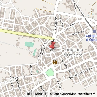 Mappa Piazza san nicola, 73022 Corigliano d'Otranto, Lecce (Puglia)