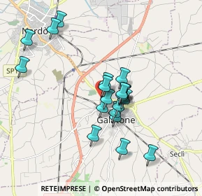 Mappa Via Galliano, 73044 Galatone LE, Italia (1.614)