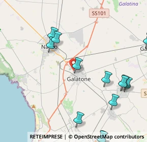 Mappa Via Galliano, 73044 Galatone LE, Italia (6.46176)