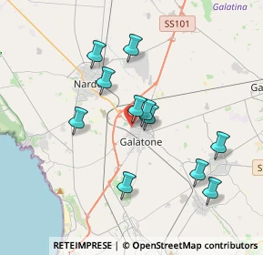 Mappa Via Galliano, 73044 Galatone LE, Italia (3.64455)