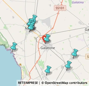 Mappa Via Galliano, 73044 Galatone LE, Italia (4.825)