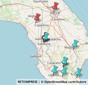 Mappa Via Ferruccio, 73044 Galatone LE, Italia (18.66909)