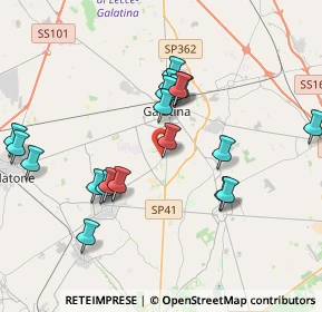 Mappa Via Catania, 73013 Galatina LE, Italia (4.1495)