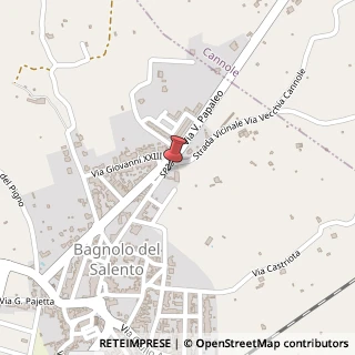 Mappa Via Vincenzo Papaleo, 84, 73020 Bagnolo del Salento, Lecce (Puglia)
