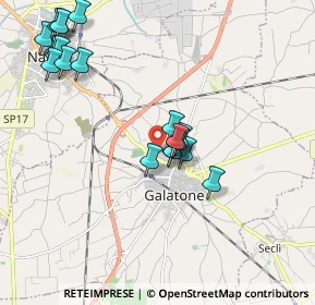 Mappa Via Stapane, 73044 Galatone LE, Italia (2.3325)