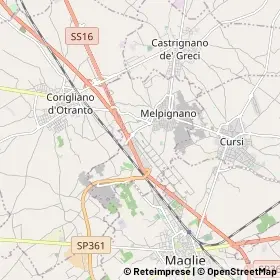 Mappa Melpignano