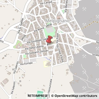 Mappa Via della Libertà, 56, 73020 Melpignano, Lecce (Puglia)