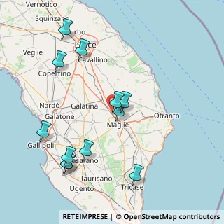 Mappa Strada Provinciale, 73020 Melpignano LE, Italia (18.99833)