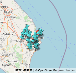 Mappa 73028 Otranto LE, Italia (10.0125)