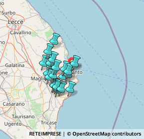 Mappa 73028 Otranto LE, Italia (11.128)