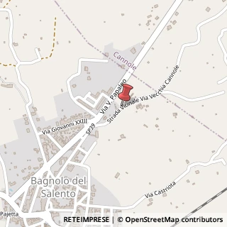 Mappa Via Vecchia per Cannole, 18, 73020 Bagnolo del Salento, Lecce (Puglia)