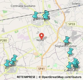 Mappa Piazza Trisciolo, 73013 Galatina LE, Italia (3.32143)