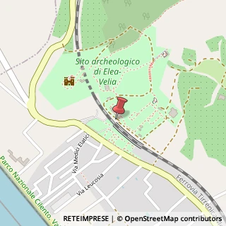 Mappa Parco Archeologico DI Velia, 84046 Ascea, Salerno (Campania)