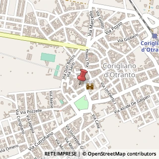 Mappa Piazza Castello, 22, 73022 Corigliano d'Otranto, Lecce (Puglia)