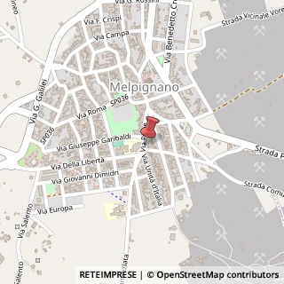 Mappa Via Piave, 31, 73020 Melpignano, Lecce (Puglia)