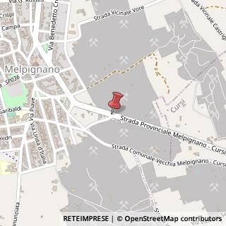 Mappa Via Cursi, 39, 73020 Melpignano, Lecce (Puglia)