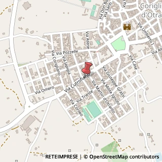 Mappa Via Cutrofiano, 83, 73022 Corigliano d'Otranto, Lecce (Puglia)