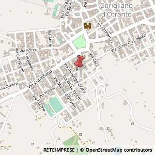 Mappa Via Trieste, 13, 73022 Corigliano d'Otranto, Lecce (Puglia)