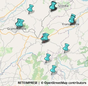 Mappa Viale Margherita, 95049 Vizzini CT, Italia (10.37)