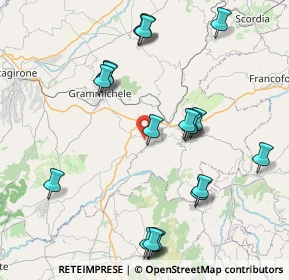 Mappa 95040 Licodia Eubea CT, Italia (10.0345)
