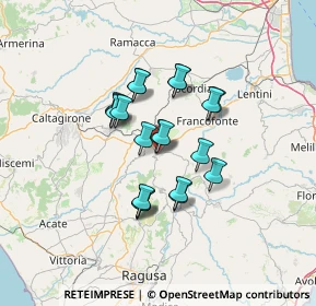 Mappa 95049 Vizzini CT, Italia (11.2725)