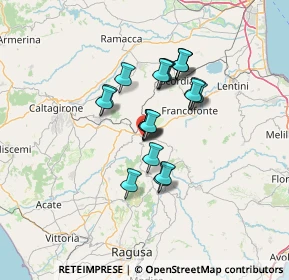 Mappa 95049 Vizzini CT, Italia (10.8145)