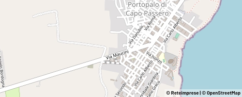 Mappa Portopalo di Capo Passero