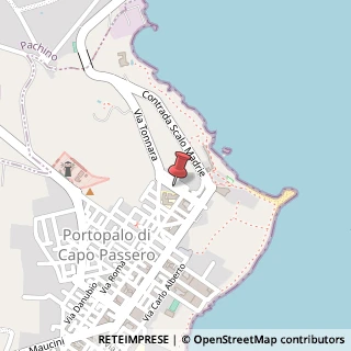 Mappa Via europa 11, 96010 Portopalo di Capo Passero, Siracusa (Sicilia)