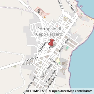 Mappa Via Giosuè Carducci, 28, 96010 Portopalo di Capo Passero, Siracusa (Sicilia)
