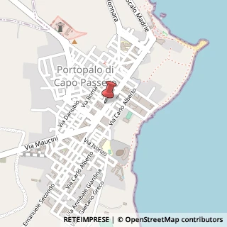 Mappa Via vittorio emanuele 98, 96010 Portopalo di Capo Passero, Siracusa (Sicilia)