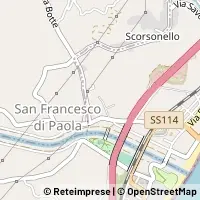 Map Santa Teresa di Riva