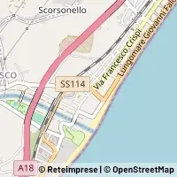 Mapa Santa Teresa di Riva