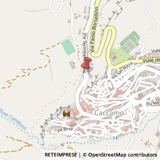 Mappa Via termitana 18, 90012 Caccamo, Palermo (Sicilia)