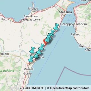 Mappa Via Trieste, 98030 Sant'Alessio Siculo ME, Italia (9.82615)