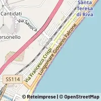 Kartta Santa Teresa di Riva
